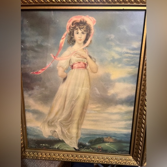 Wall Decor Antique Paintings Little Boy Blue And Pinkie Poshmark